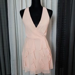 Bcbg Orange/cream summer dress